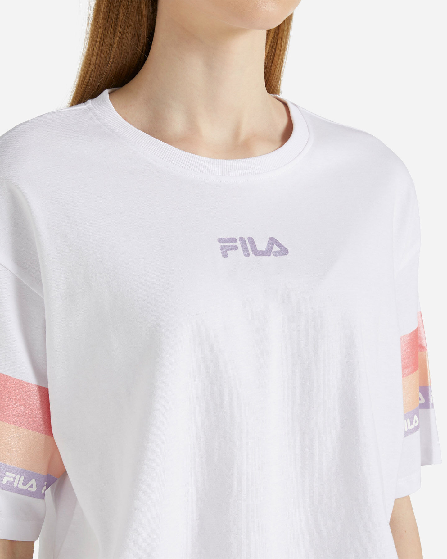  T-Shirt FILA GRAPHICS LOGO LINEA W S4100471|001|XS scatto 4