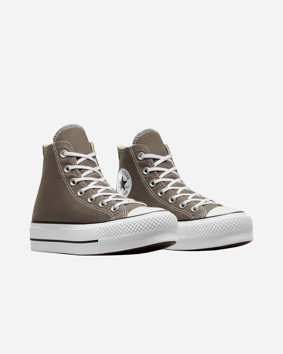  Scarpe sneakers CONVERSE CHUCK TAYLOR ALL STAR LIFT HIGH CANVAS W S5673836|010|5.5 scatto 1
