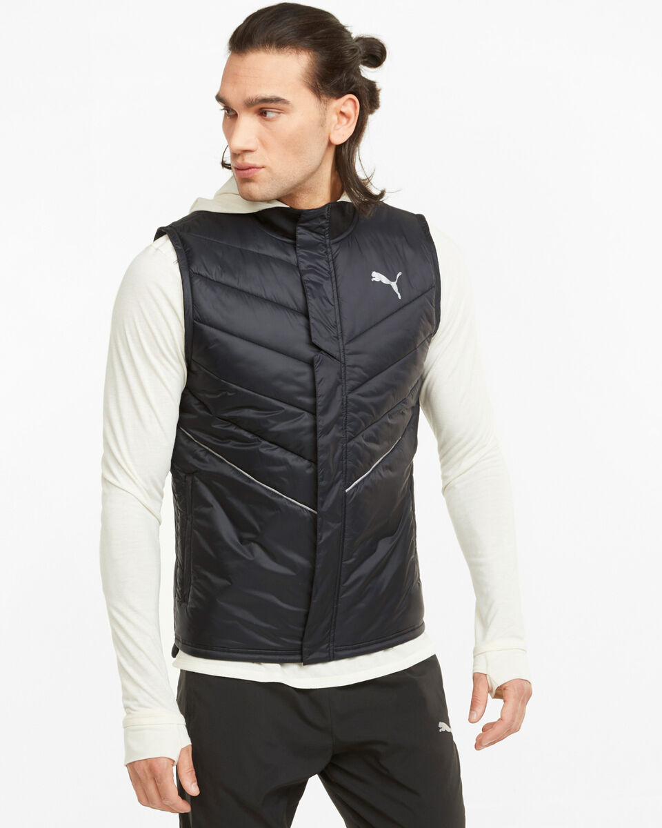  Giacca running PUMA RUN MELEVATED PADDED VEST M S5333535|01|S scatto 2