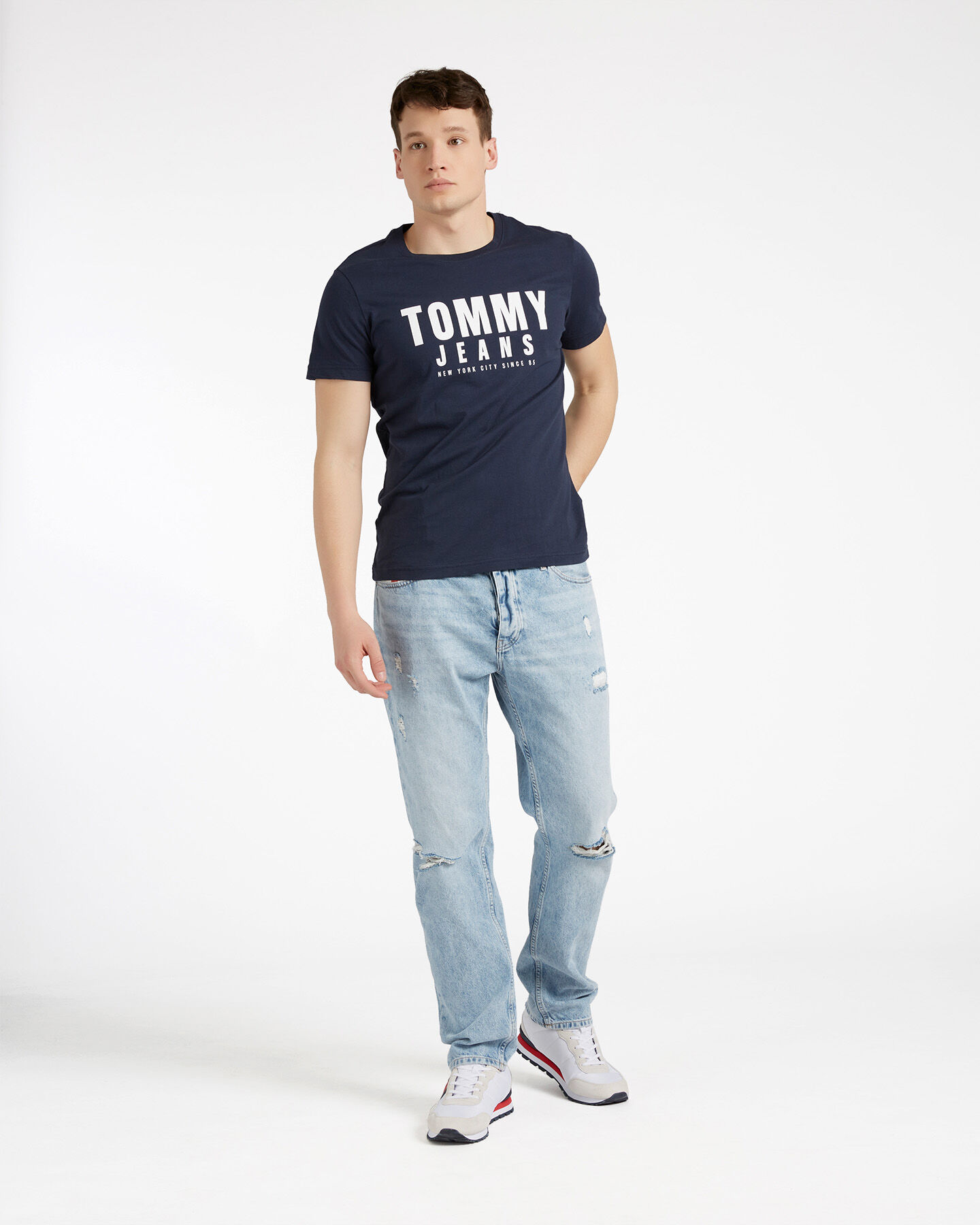  T-Shirt TOMMY HILFIGER CHEST BIG LOGO M S4088729|C87|XS scatto 1