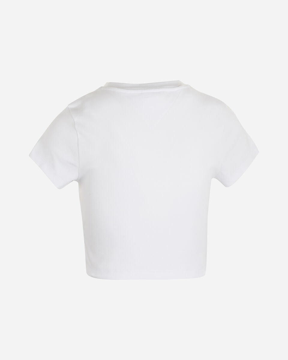  T-Shirt TOMMY HILFIGER BABY CROP LOGO W S4105944|YBR|XS scatto 1