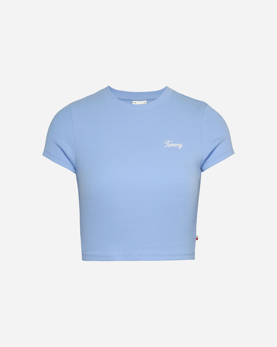  T-Shirt TOMMY HILFIGER SLIM CROP W S5689950|UNI|XS scatto 0