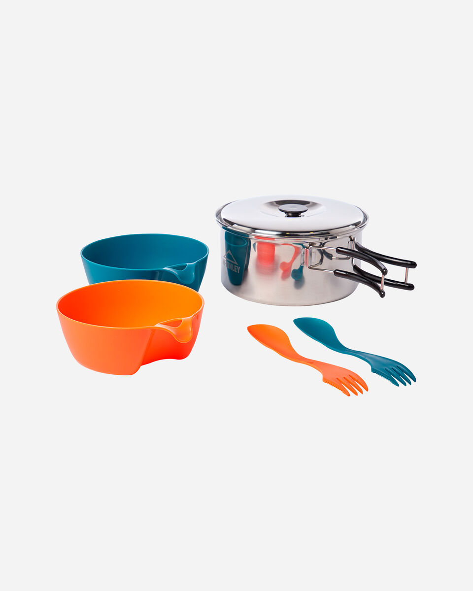  Accessorio camping MCKINLEY COOKING SET STAINLESS STEEL 2P S5190617|900|- scatto 0