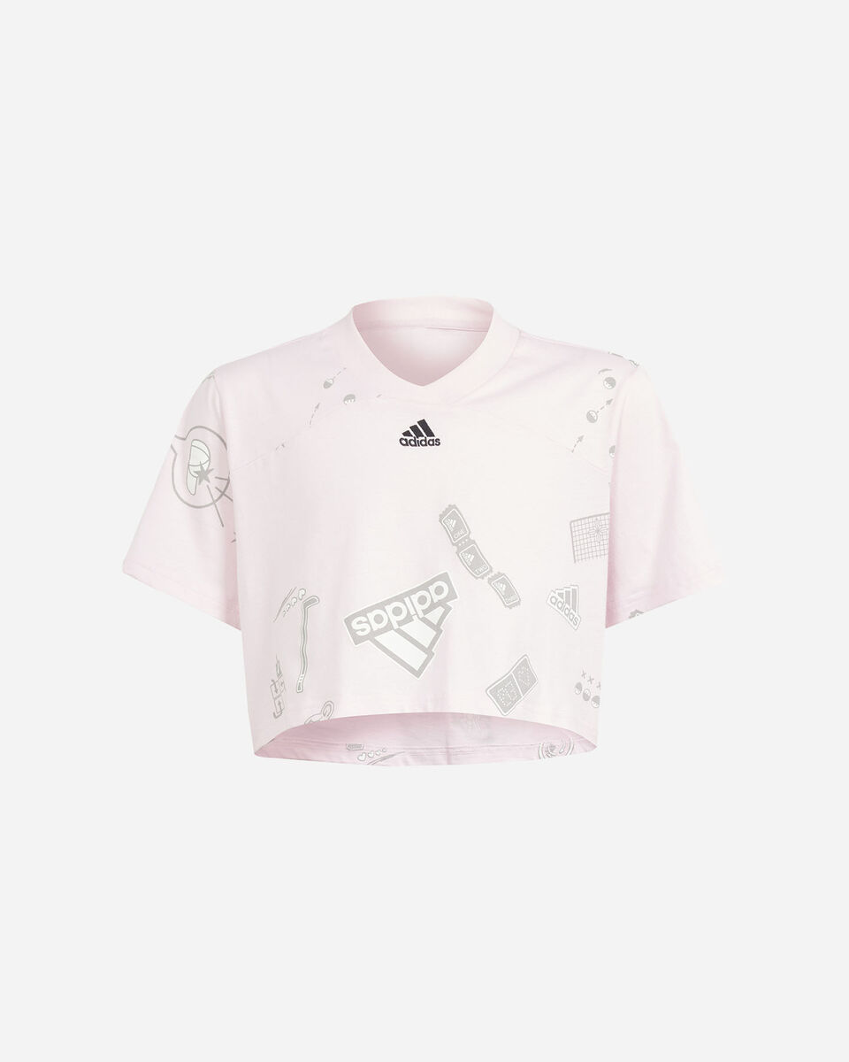  T-Shirt ADIDAS GIRL ALL OVER JR S5656646|UNI|7-8A scatto 0