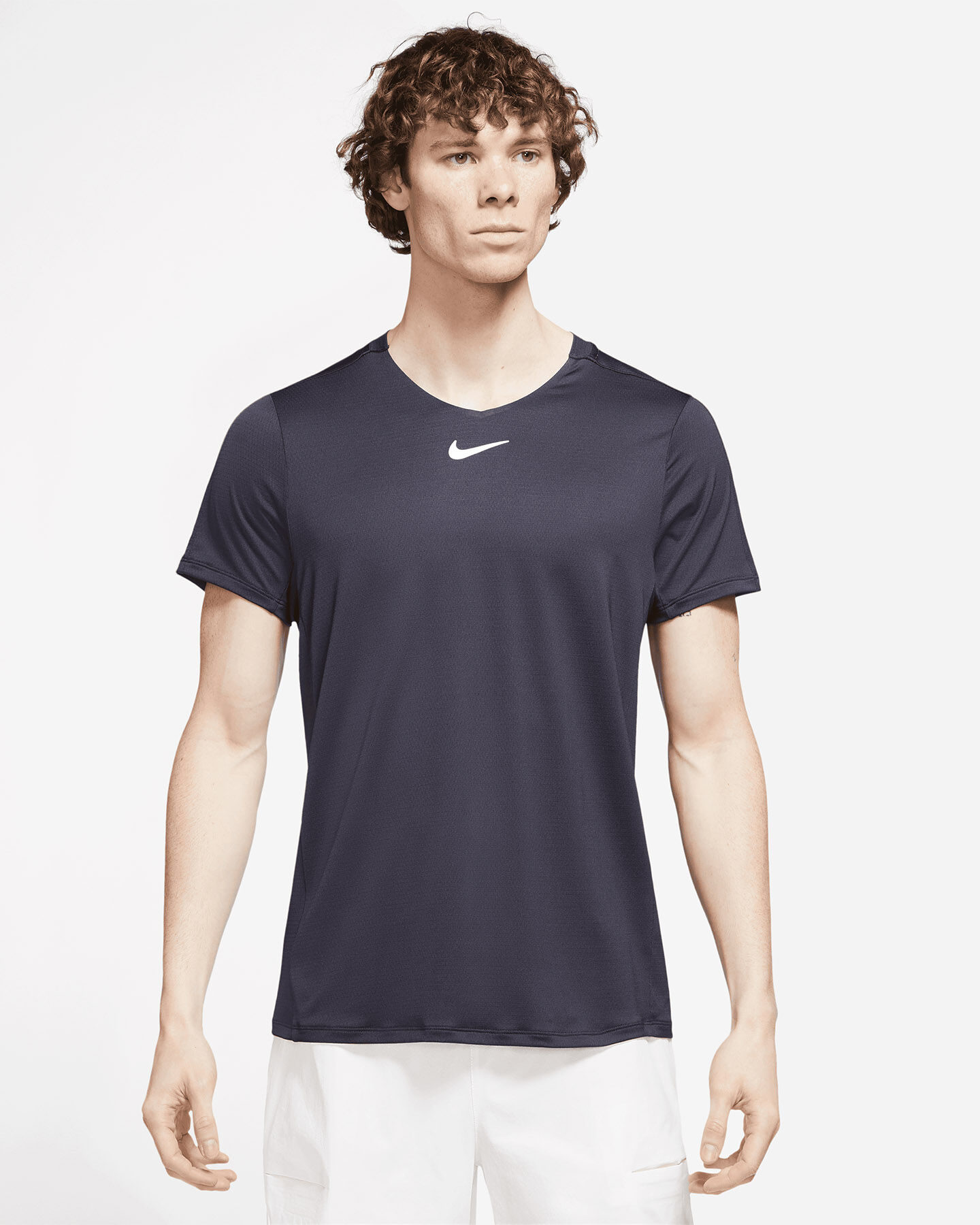  T-Shirt tennis NIKE DRI-FIT ADVANTAGE M S5492245 scatto 0