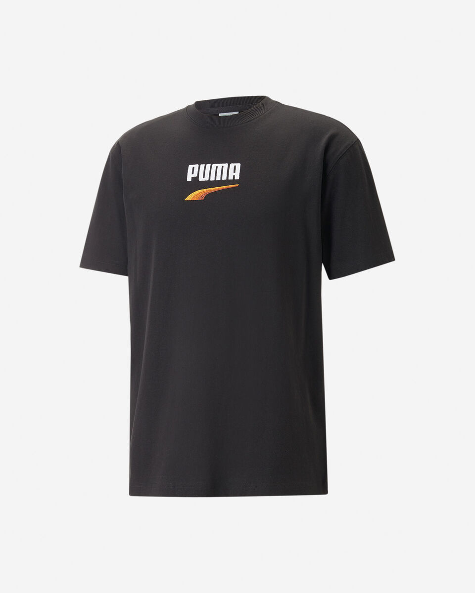  T-Shirt PUMA DOWNTOWN LOGO RICAMATO M S5540902|01|XS scatto 0
