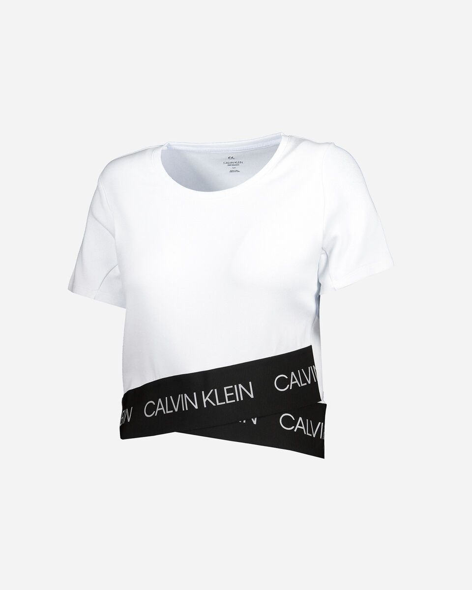  T-Shirt CALVIN KLEIN SPORT ACTIVE ICON CROP W S4076026|100|XS scatto 0
