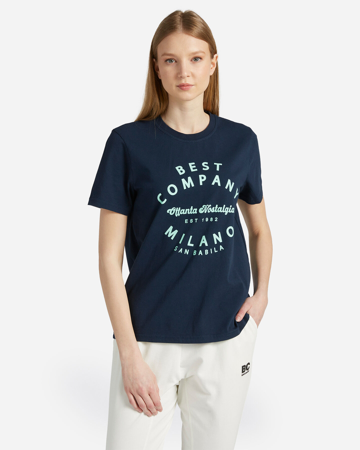  T-Shirt BEST COMPANY LOGO MILAN W S4104110|858|XS scatto 0