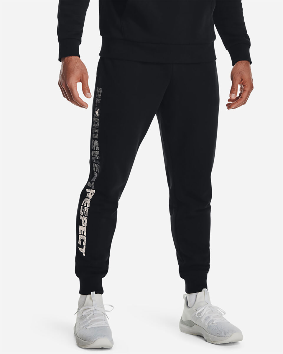  Pantalone UNDER ARMOUR THE ROCK JOG RIVAL RESPECT M S5336793|0001|XS scatto 2