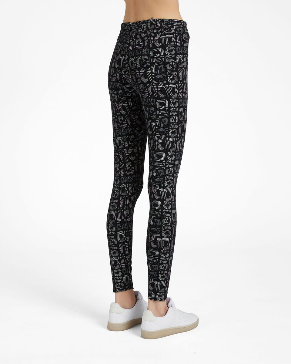  Leggings ARENA BASIC ATHLETICS LETTERS JSTRETCH W S4094338|AOP/050|S scatto 1