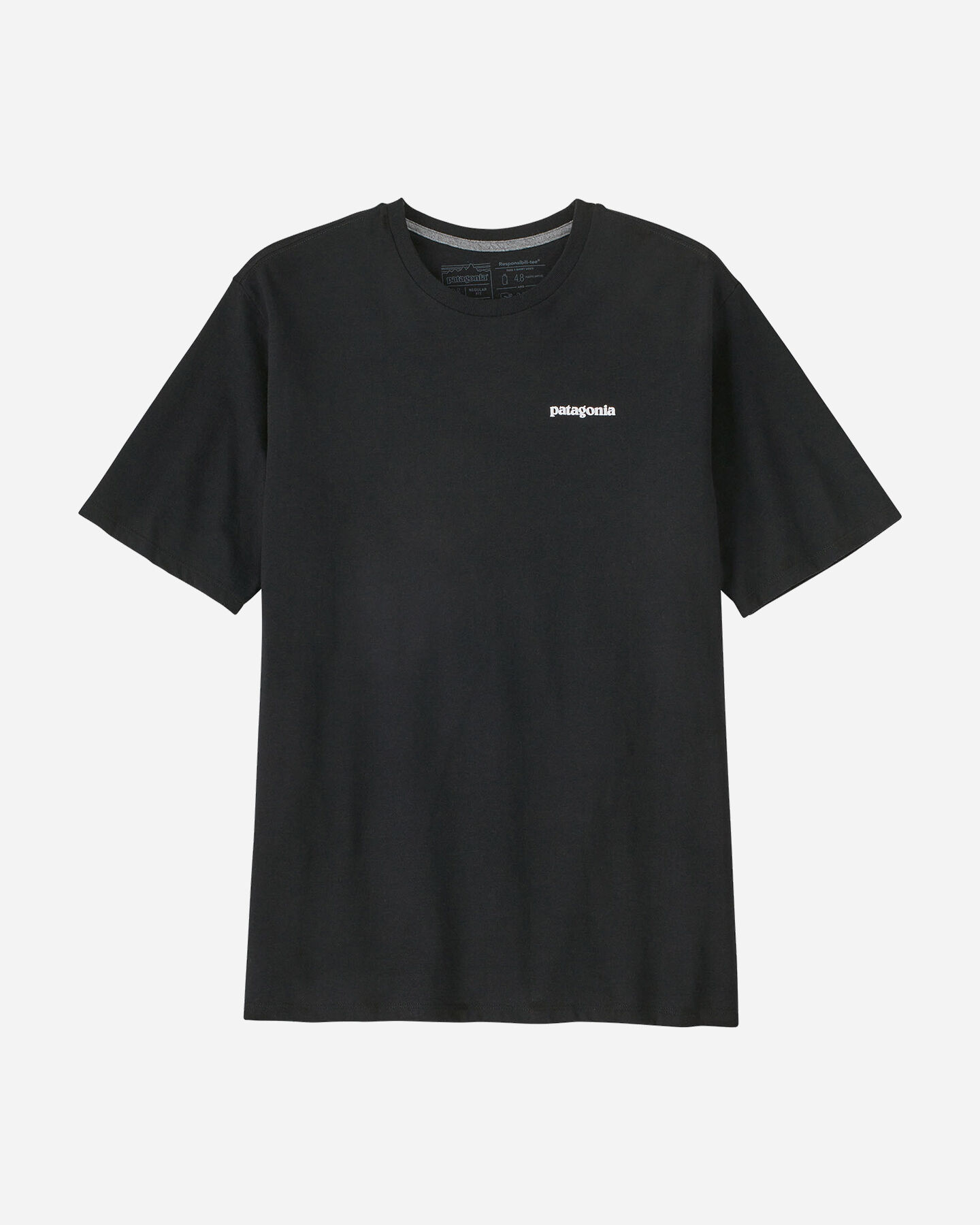  T-Shirt PATAGONIA BIG LOGO M S5443941|BLK|S scatto 0