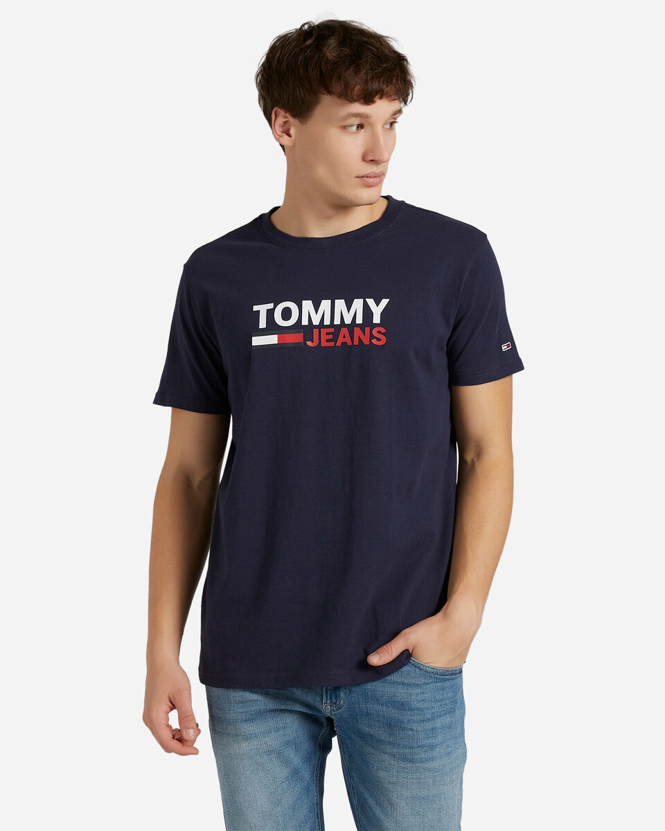  T-Shirt TOMMY HILFIGER MC CORP LOGO M S4082058|C87|XS scatto 0