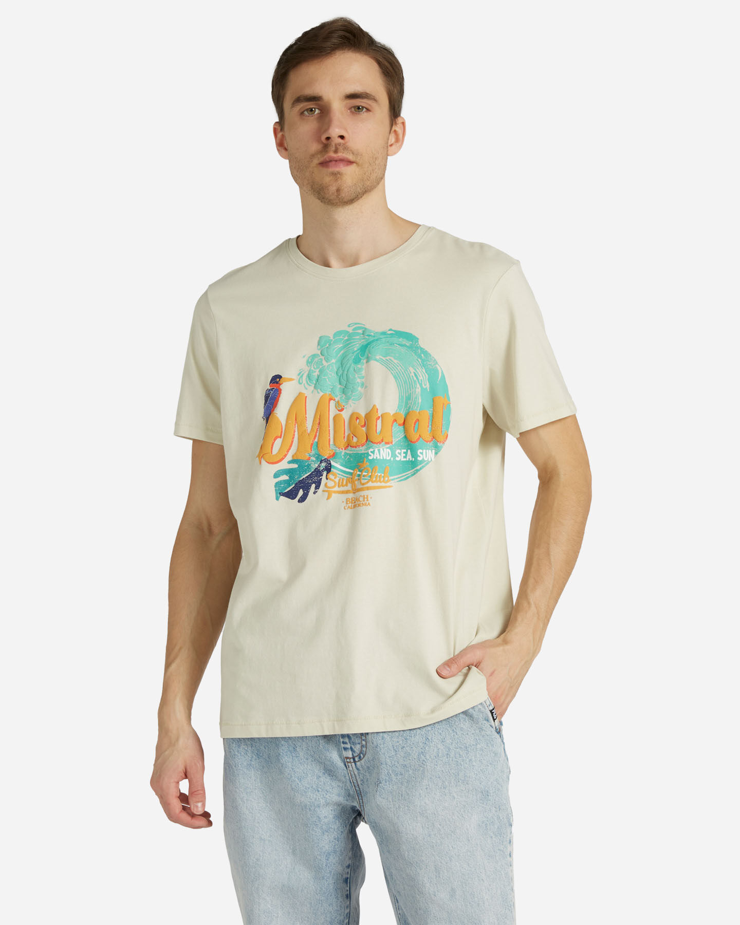  T-Shirt MISTRAL SAND SEA SUN M S4130283|006|S scatto 0
