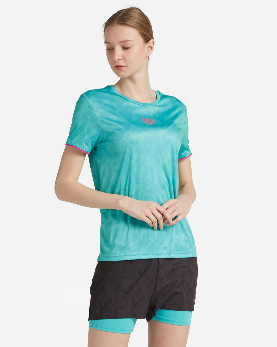  T-Shirt running ARENA ATHLETIC RUN W S4119690|AOP|XS scatto 0