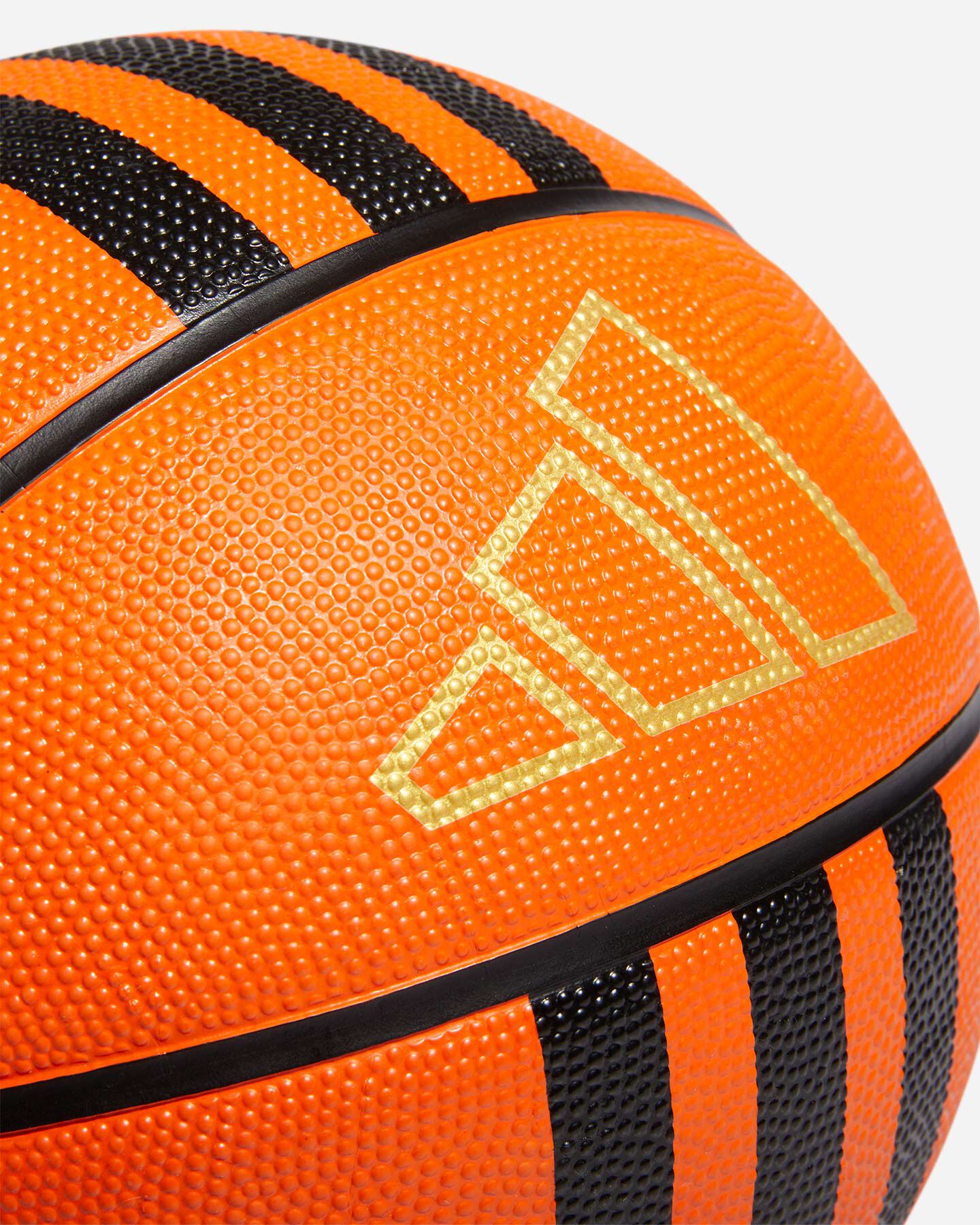  Pallone basket ADIDAS 3S RUBBER X3  S5467081|UNI|6 scatto 2
