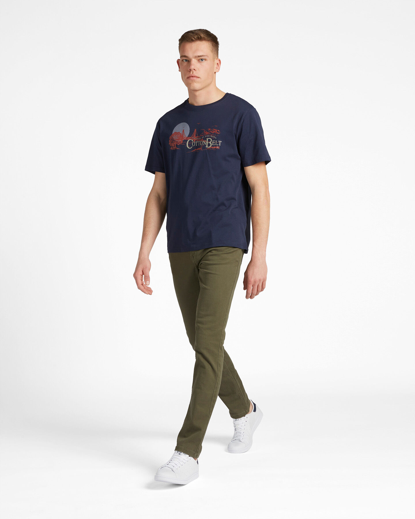  T-Shirt COTTON BELT BIG LOGO PRINTED M S4103173|935|S scatto 3