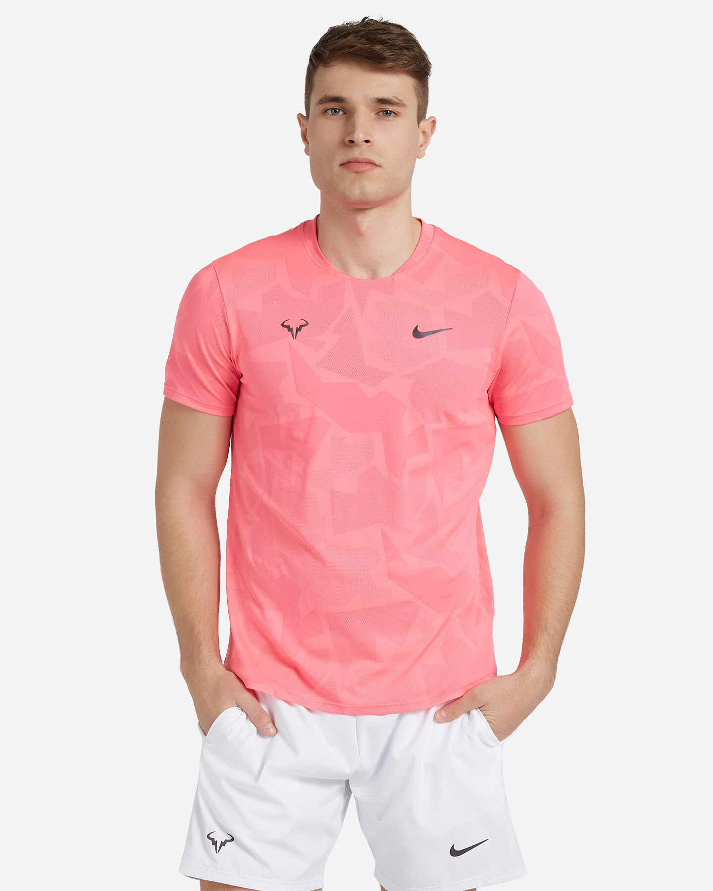  T-Shirt tennis NIKE COURT AEROREACT RAFA M S5165236|679|S scatto 0