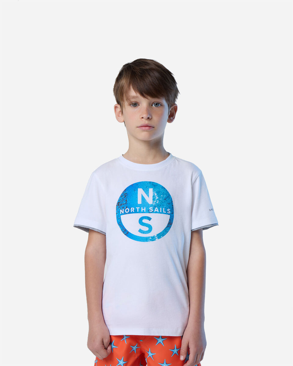  T-Shirt NORTH SAILS NEW LOGO SUMMER JR S5684032|0101|8 scatto 1
