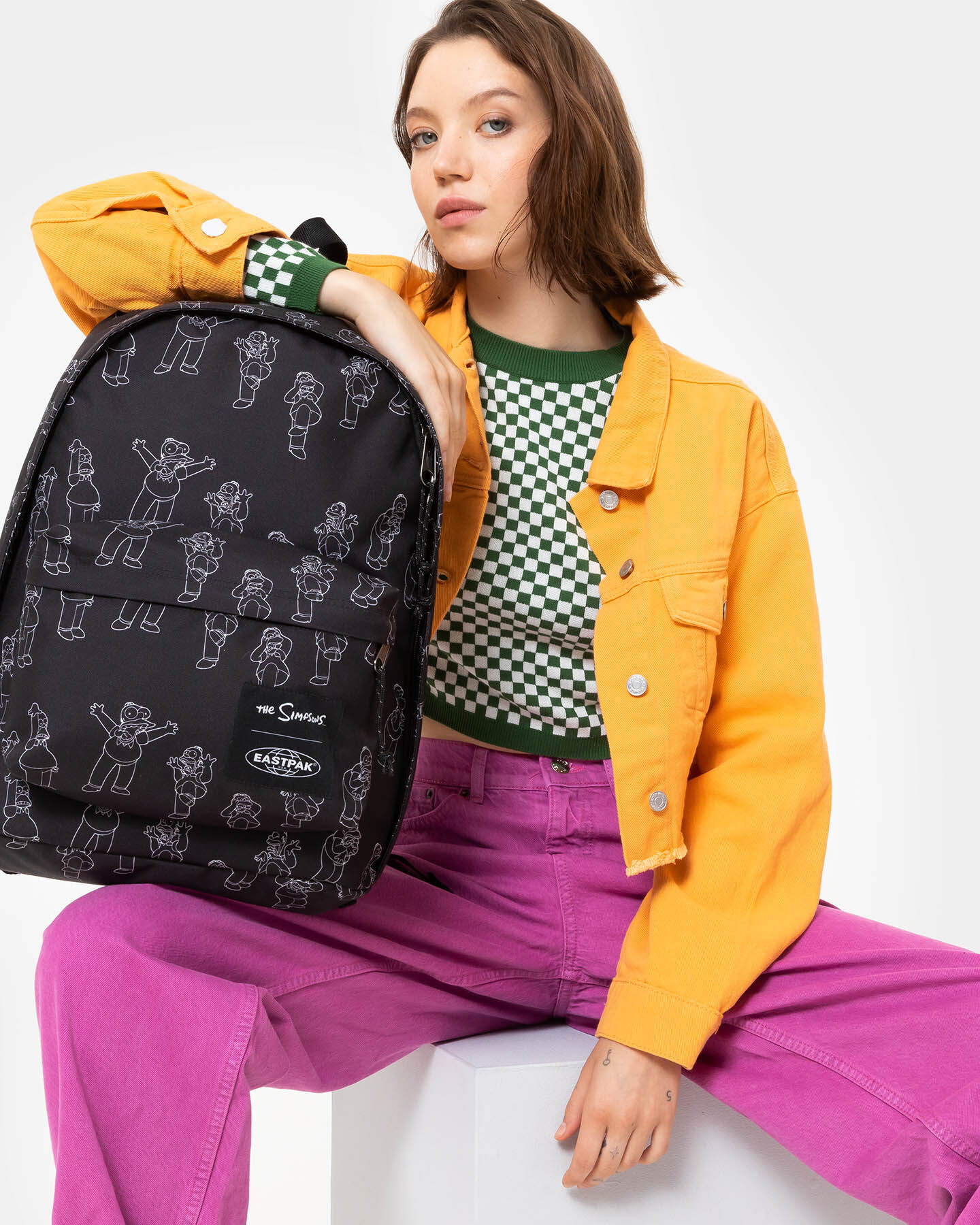  Zaino EASTPAK OUT OF OFFICE THE SIMPSONS  S5550619|7A1|OS scatto 1