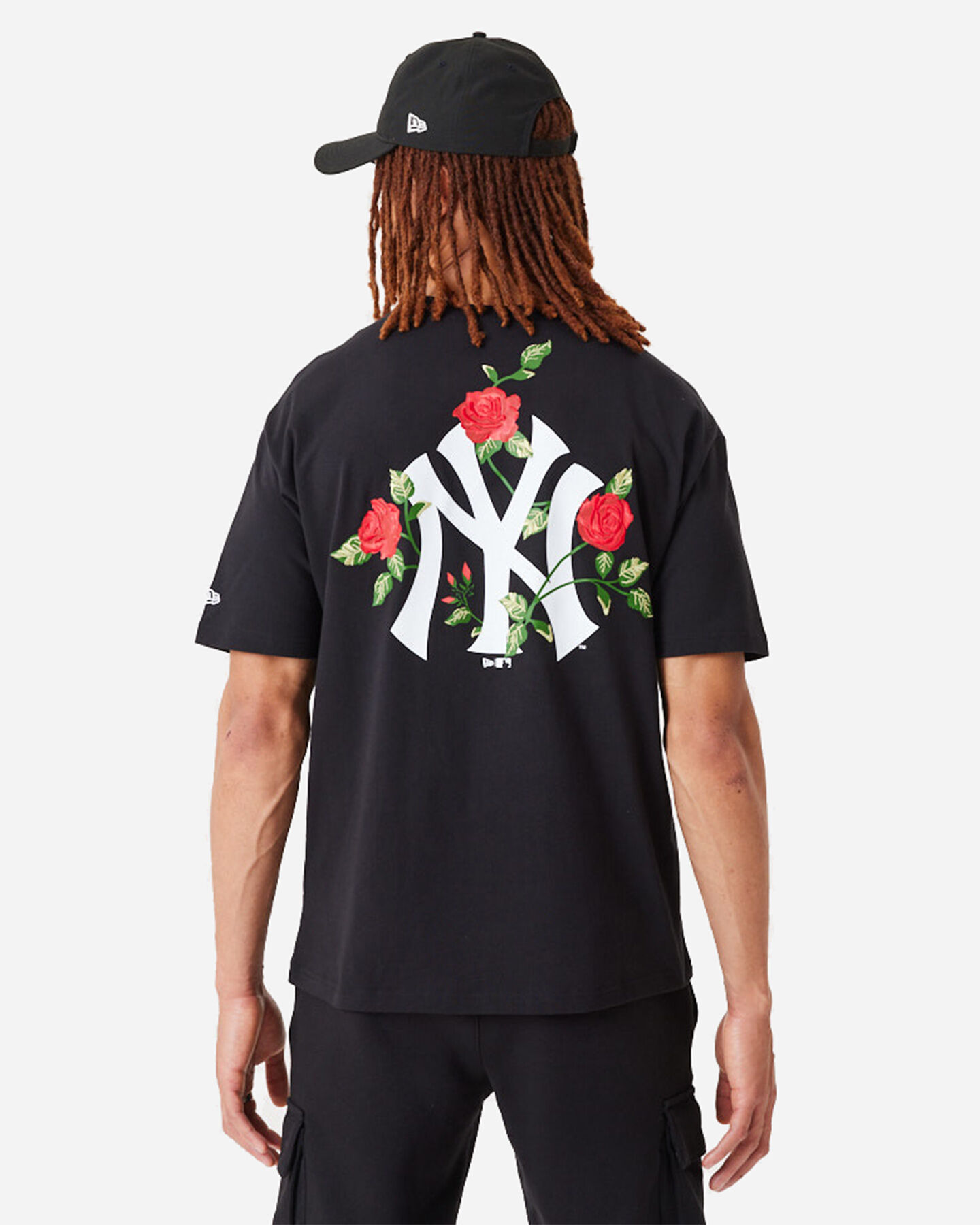  Maglia basket NEW ERA FLORAL NY YANKEES M S5546398 scatto 1