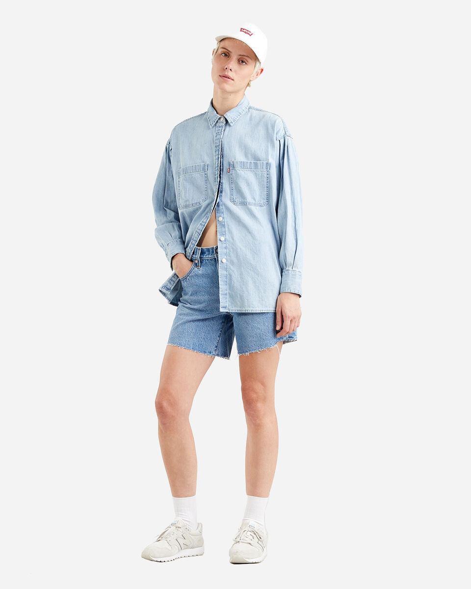  Jeans LEVI'S 501 ROLLED SHORT DENIM W S4104866|0032|25 scatto 2