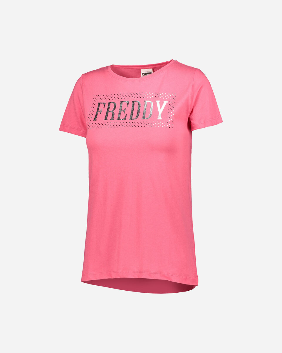  T-Shirt FREDDY BIG LOGO SILVER W S5183718|P107-|XS scatto 0