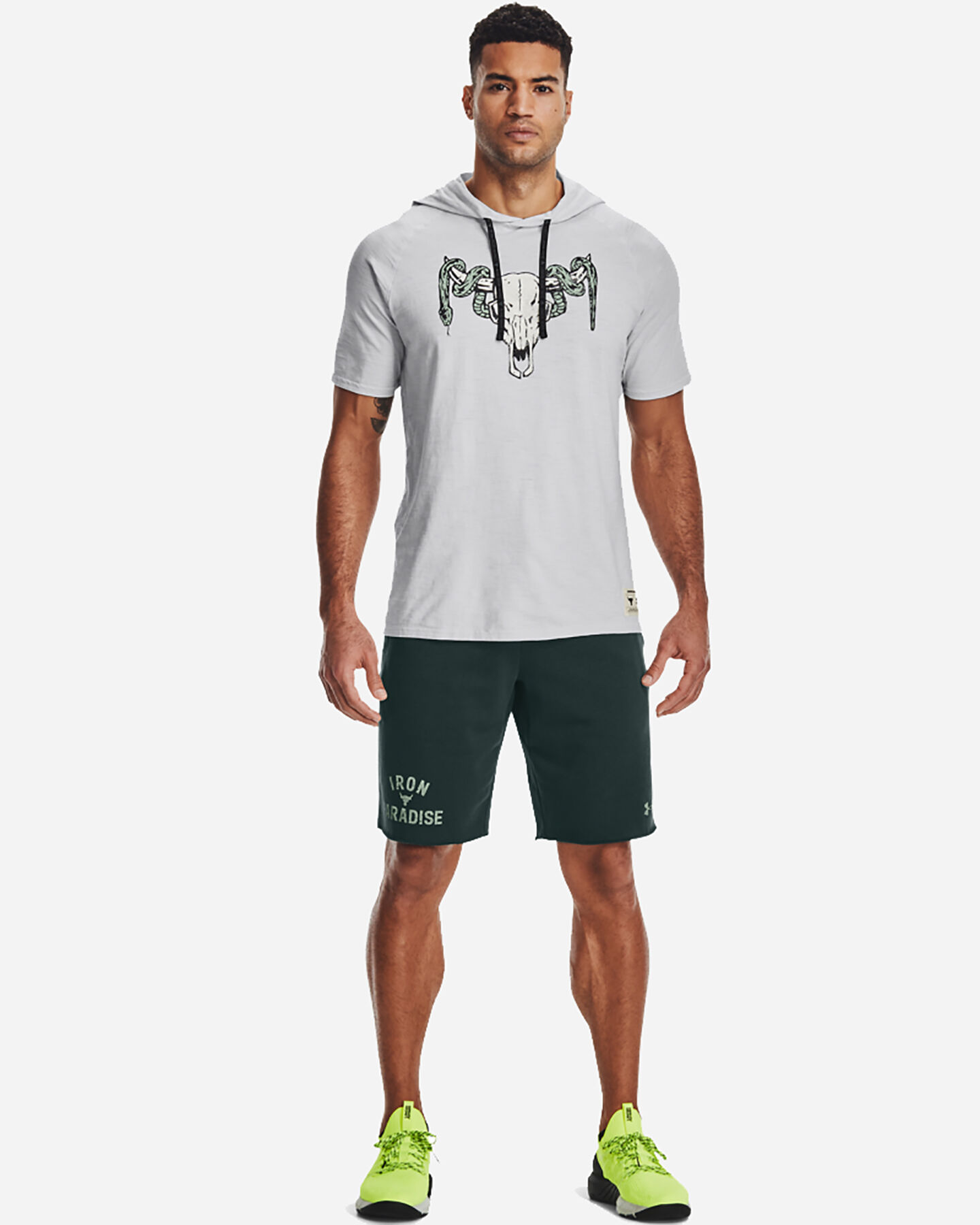  Pantaloncini UNDER ARMOUR THE ROCK LOGO M S5287437|0384|XS scatto 3