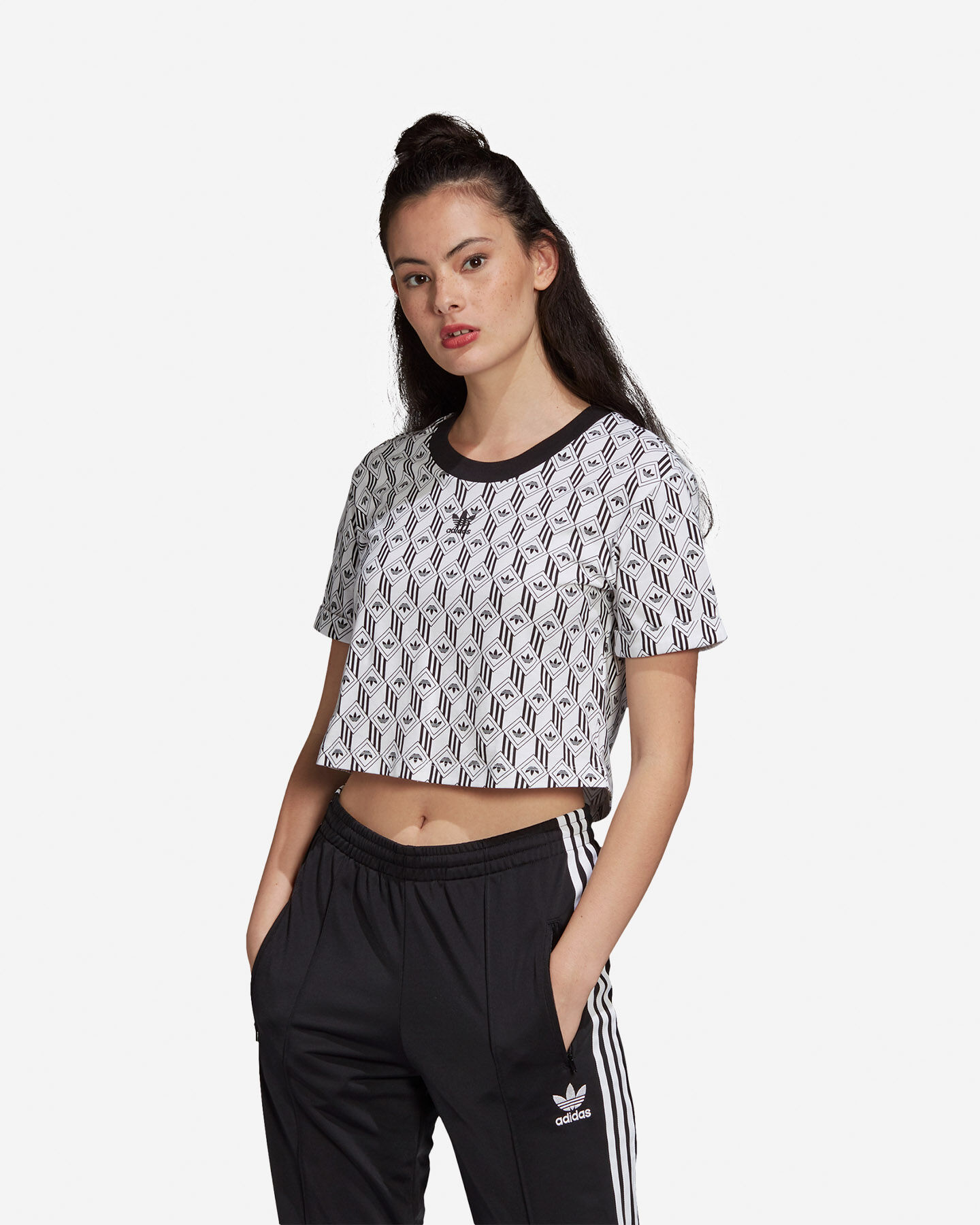  T-Shirt ADIDAS CROPPED W S5147721|UNI|38 scatto 2