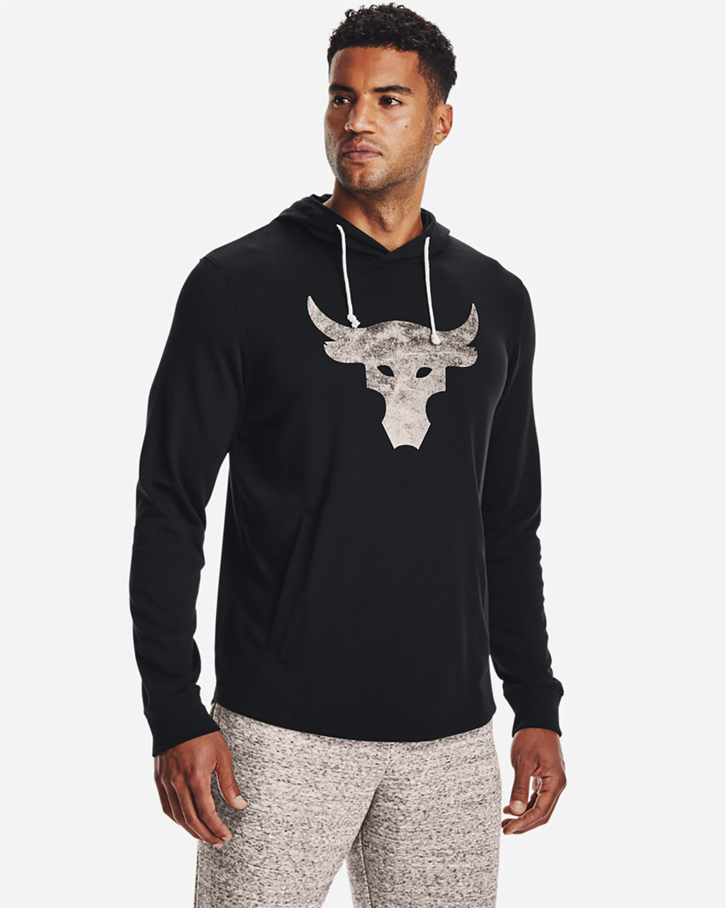  Felpa UNDER ARMOUR THE ROCK TERRY BULL M S5336789 scatto 2