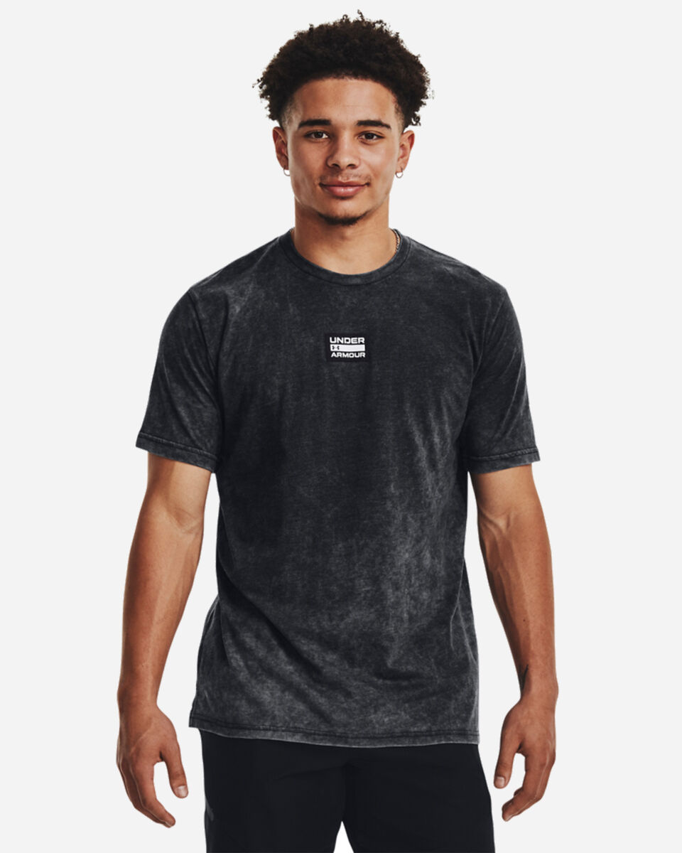 T-Shirt UNDER ARMOUR LOGO ELEVET CORE WASH M S5579486|0001|LG scatto 0
