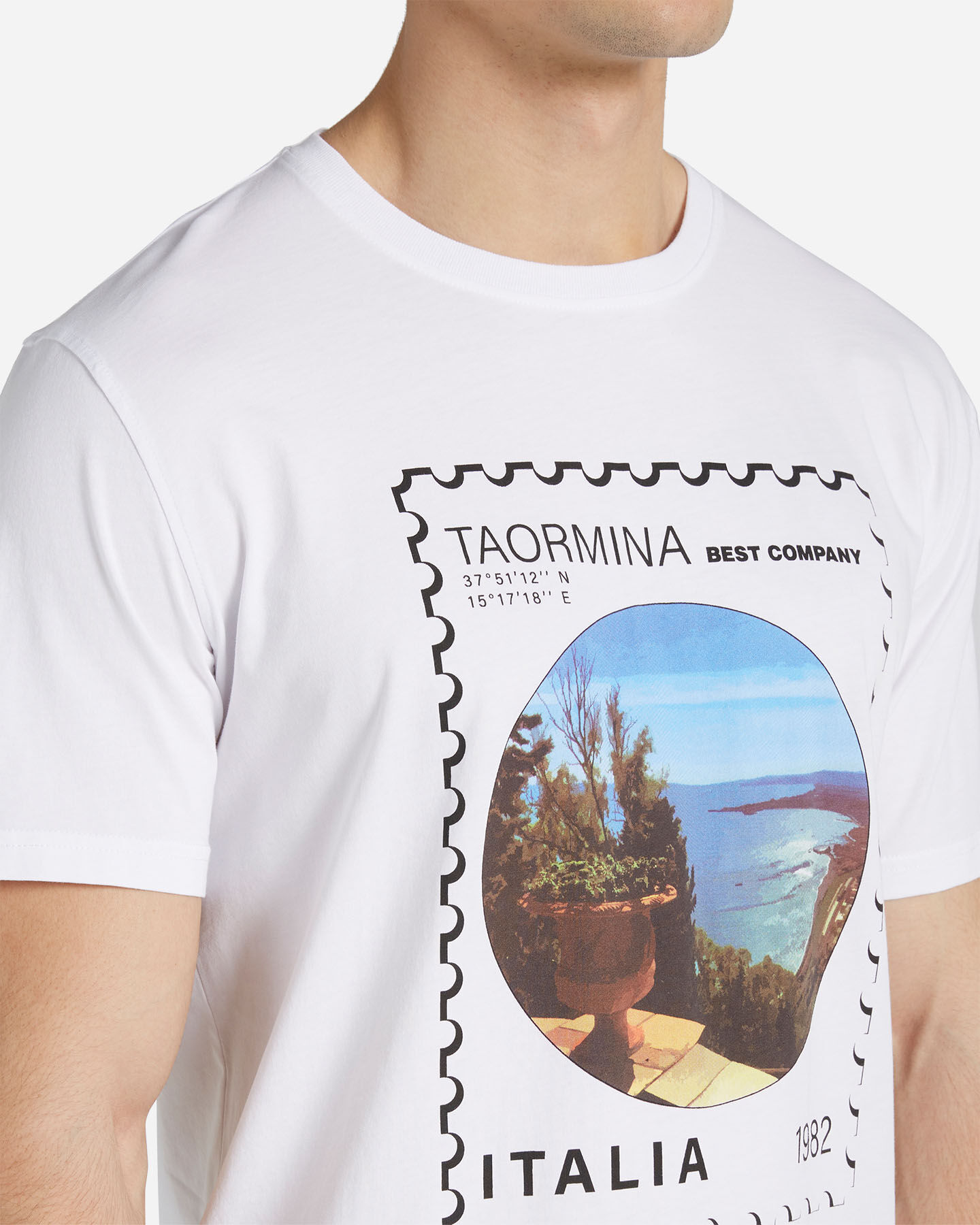  T-Shirt BEST COMPANY ST FRANCOBOLLO COST M S5446777|001A|S scatto 4