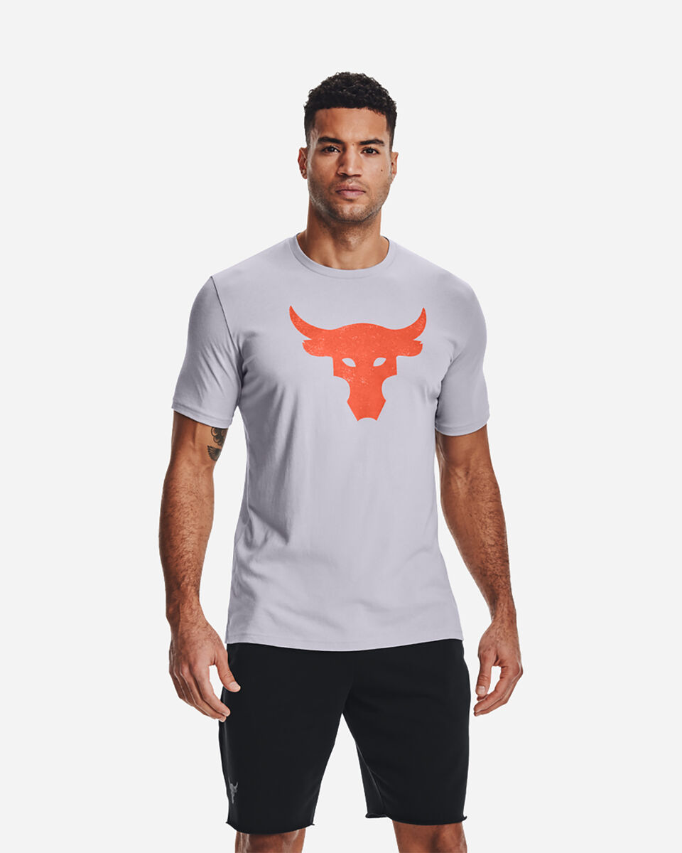  T-Shirt UNDER ARMOUR THE ROCK BULL LOGO M S5300568|0011|XS scatto 2