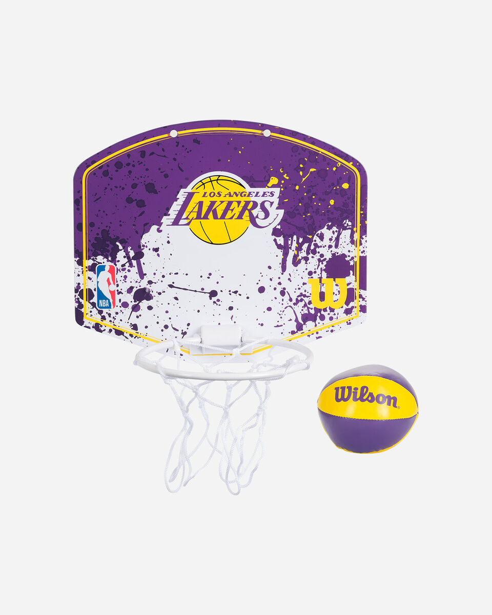  Canestro tabellone basket WILSON NBA TEAM LOS ANGELES LAKERS S5331605|UNI|NS scatto 0