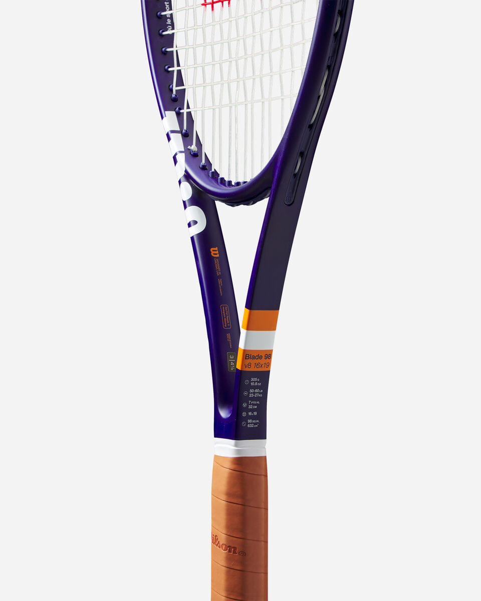  Racchetta tennis WILSON BLADE 98 V8 ROLAND GARROS 2  S5572704|UNI|0 scatto 5