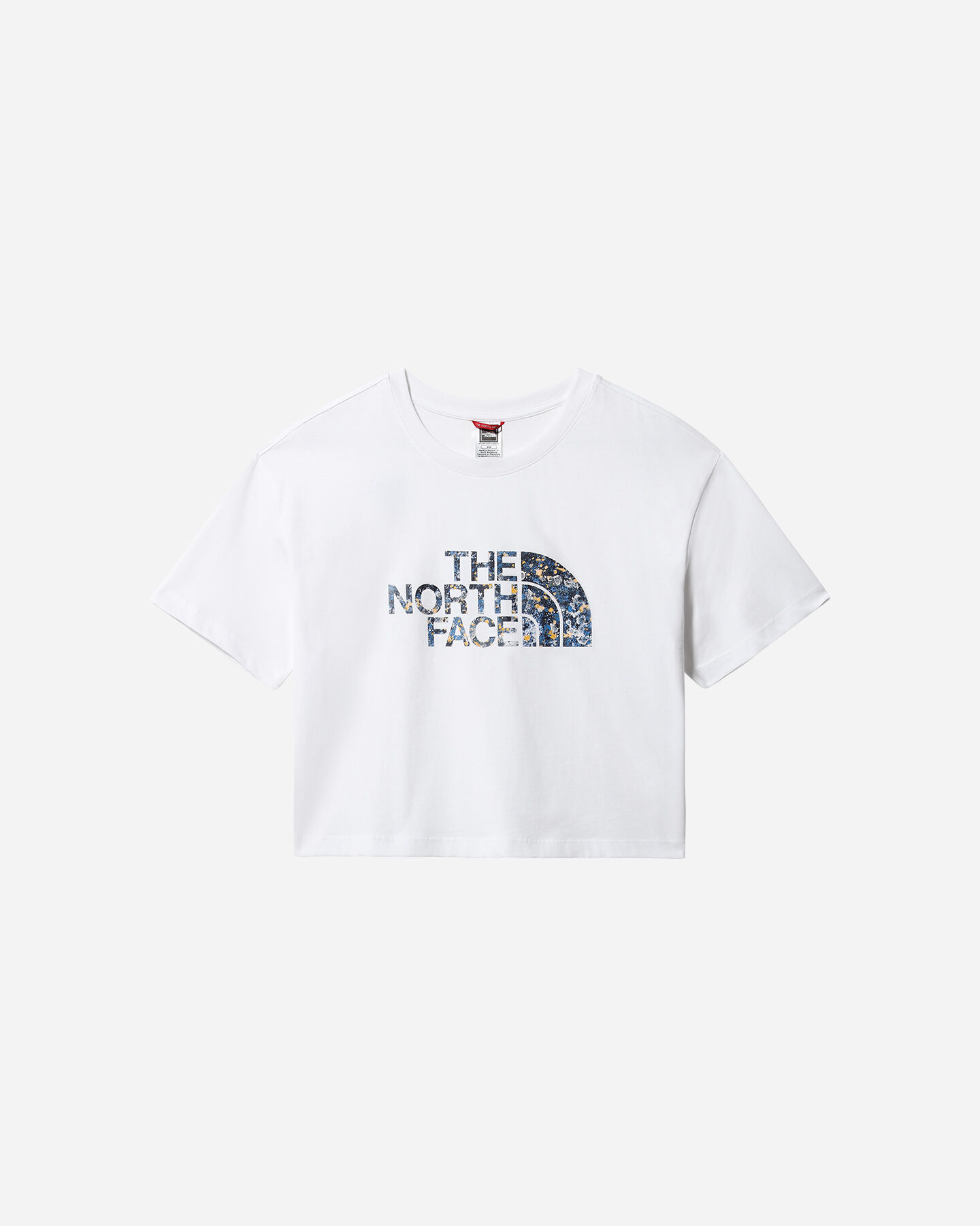 T-Shirt THE NORTH FACE CROP ALLOVER LOGO W S5422395 scatto 0