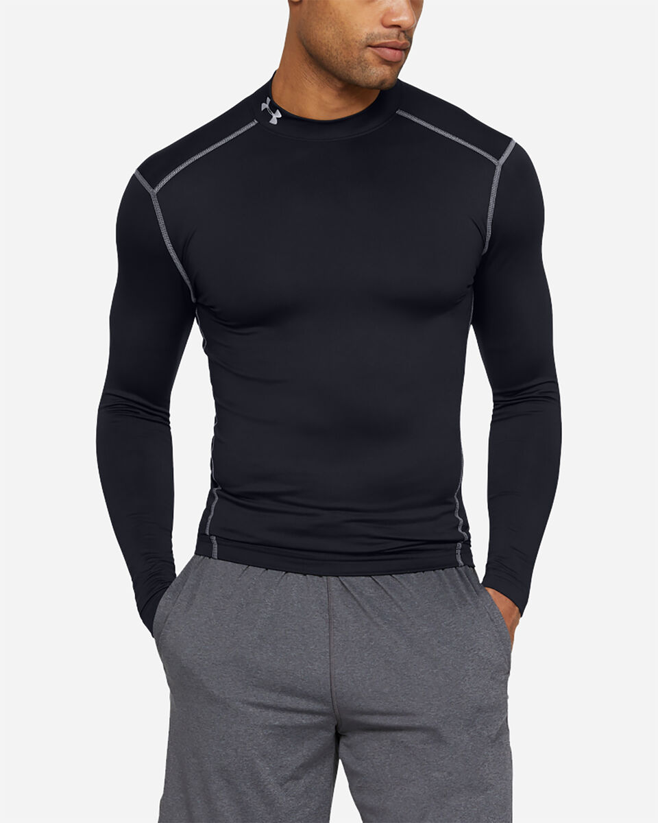  T-Shirt training UNDER ARMOUR COMPRESSION MOCK M S5031242|0001|SM scatto 2