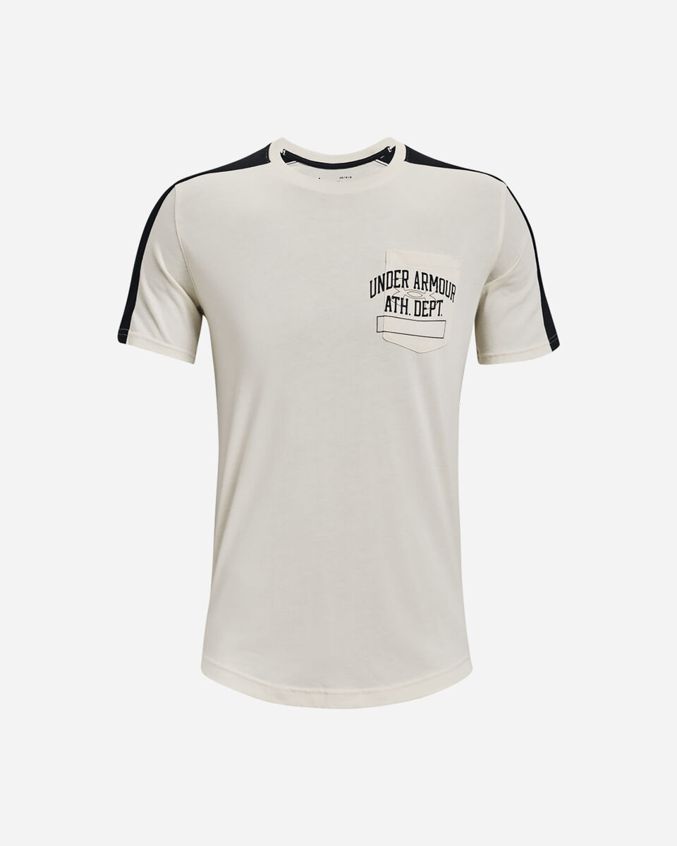  T-Shirt UNDER ARMOUR ATHLET POCKET M S5390701 scatto 0