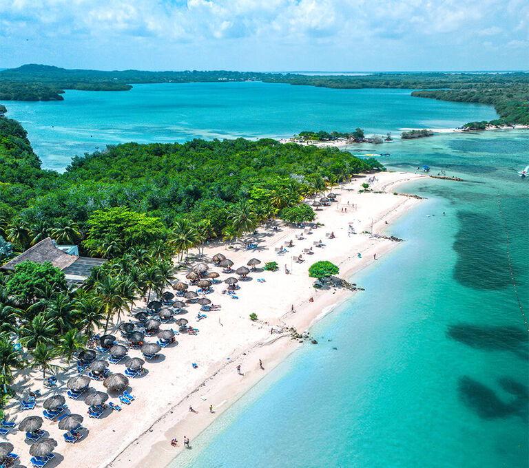 Spiaggia e Mare dei Caraibi