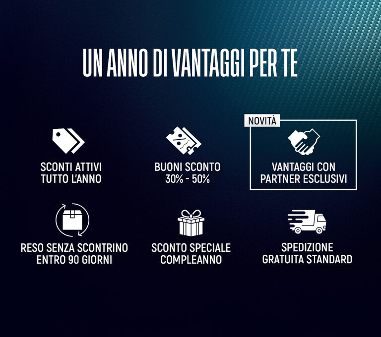 Un anno di vantaggi per te