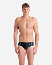 Swim briefs graphic m - Nero