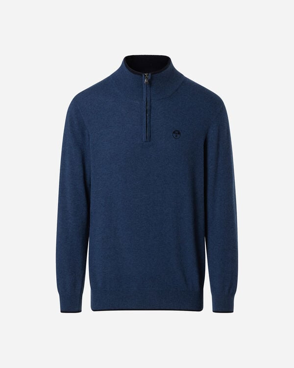 Half zip cashmere m