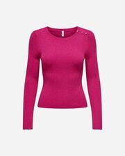 Mille glitter button w - Fucsia