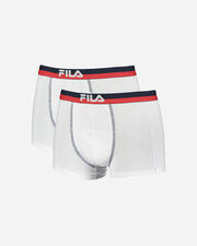 2pack boxer logo m - Bianco