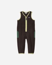 Shearling overalls jr - Marrone