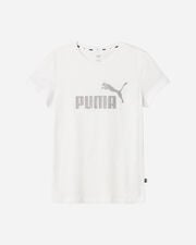 Essential+ glitter logo w - Bianco