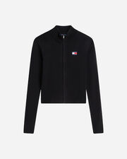 Full zip badge w - Nero