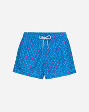 Print palms 14" m - Azzurro