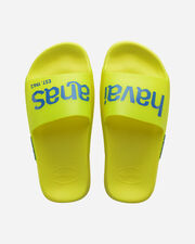 Slide logomania m - Giallo