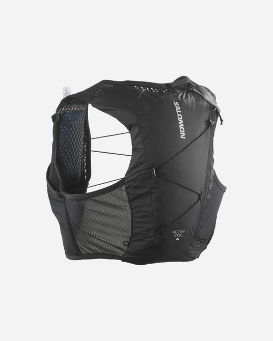 Salomon Active Skin 4 Set +2 Flask 50 - Zaino Trail Running - Nero