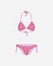 Triangolo flower w - Rosa